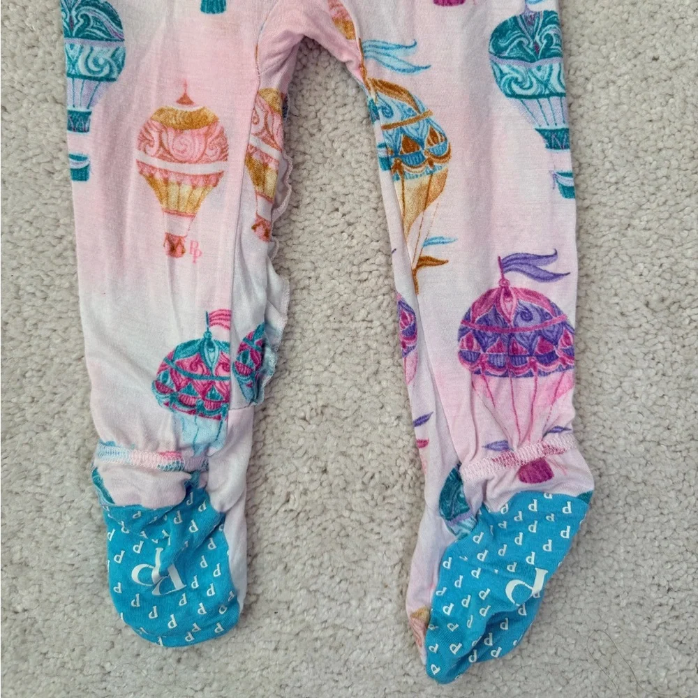 Posh Peanut “Gemma” Footie Ruffled Zippered Pajama - Picture 10 of 11